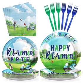 Grencian golf retirement plates 9in for sturdy, mess-free dining.