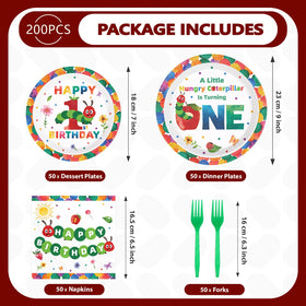 Grencian Hungry Caterpillar 7-inch plates add festive dessert moments