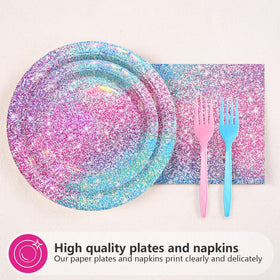 Grencian rainbow napkins enhance color and absorbency for easy celebration cleanup