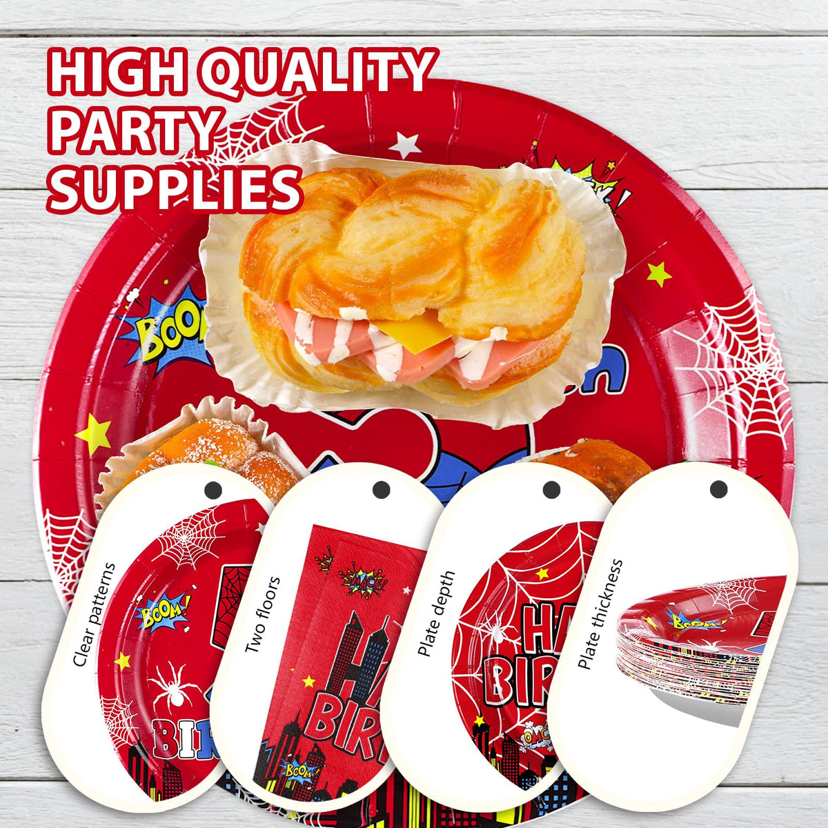 Grencian spider forks offer disposable convenience for kids parties.