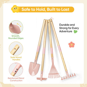 Grenebo leaf rake supports gathering leaves and building outdoor responsibility.