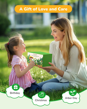 Grenebo kids garden set apron protects clothes during messy planting tasks