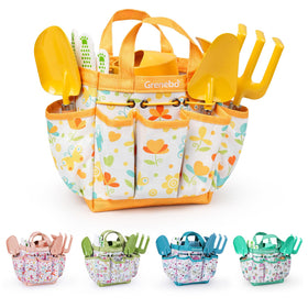 Grenebo kids gardening set trowel for comfortable, lightweight gardening