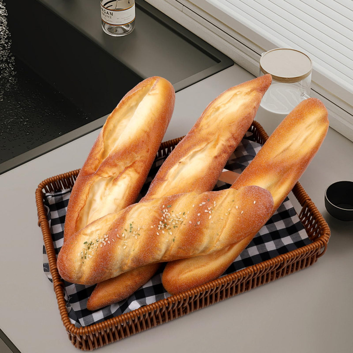 Gresorth store window prop helps attract customers with convincing pastry visuals.