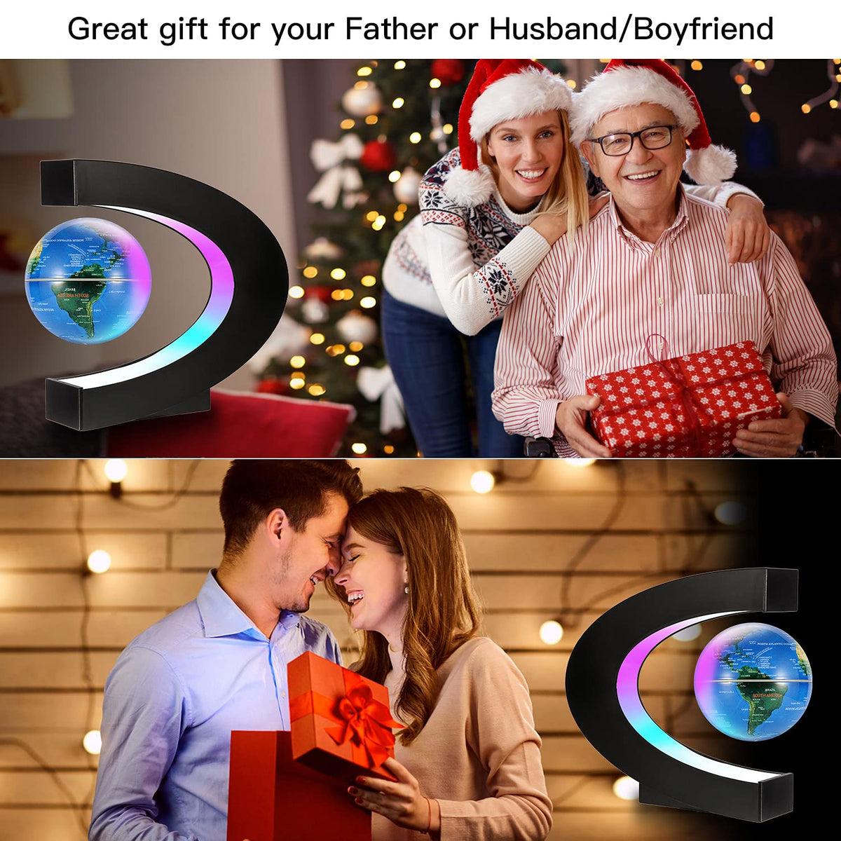 Gresus levitating globe makes a modern gift for men.