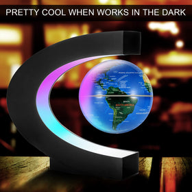 Gresus levitating globe with smooth rotation for engaging conversations.