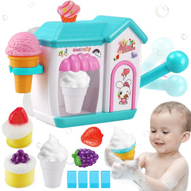 Gretex bubble ice cream maker bath toy creates playful bubbles for bath time fun