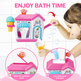 Gretex bubble ice cream toy fosters imaginative dessert making play.