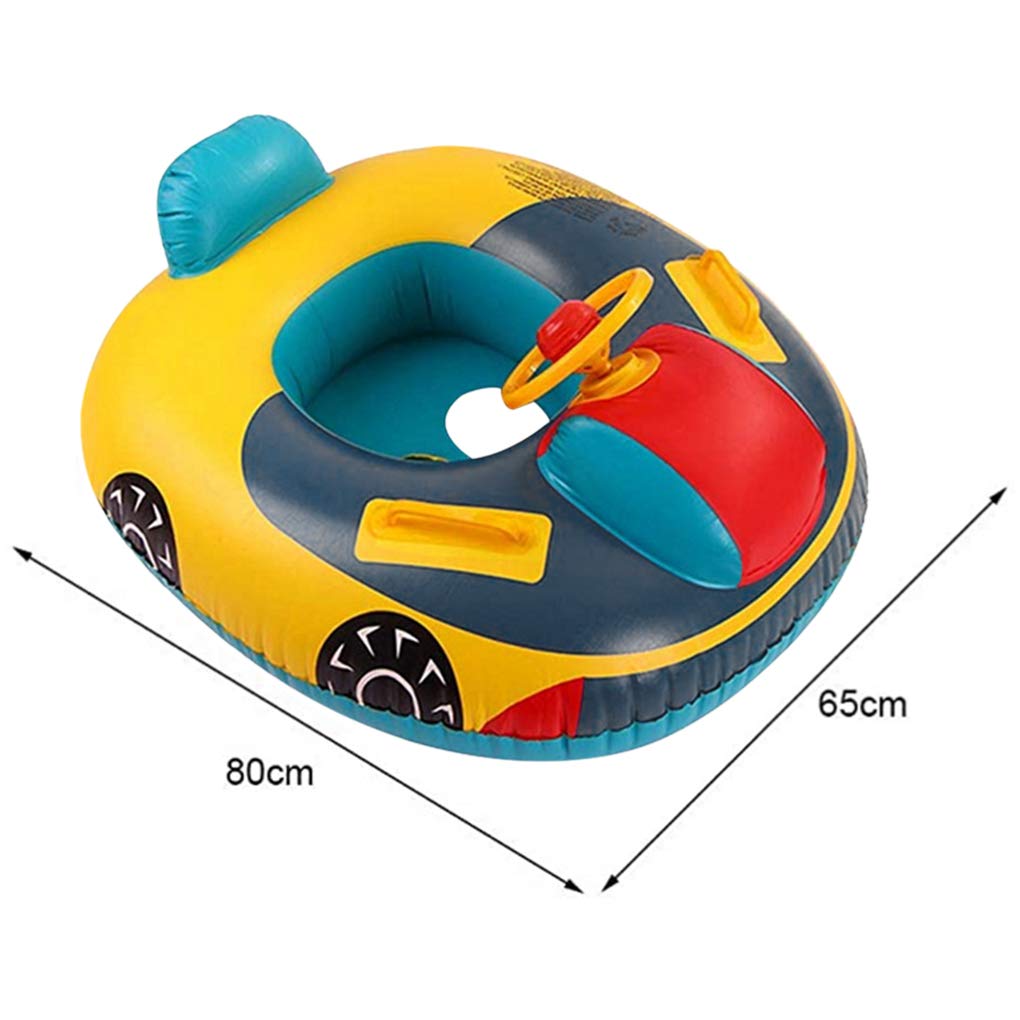 GREUS Cute Car Float inflation valve close-up for quick setup.
