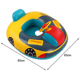 GREUS Cute Car Float inflation valve close-up for quick setup.