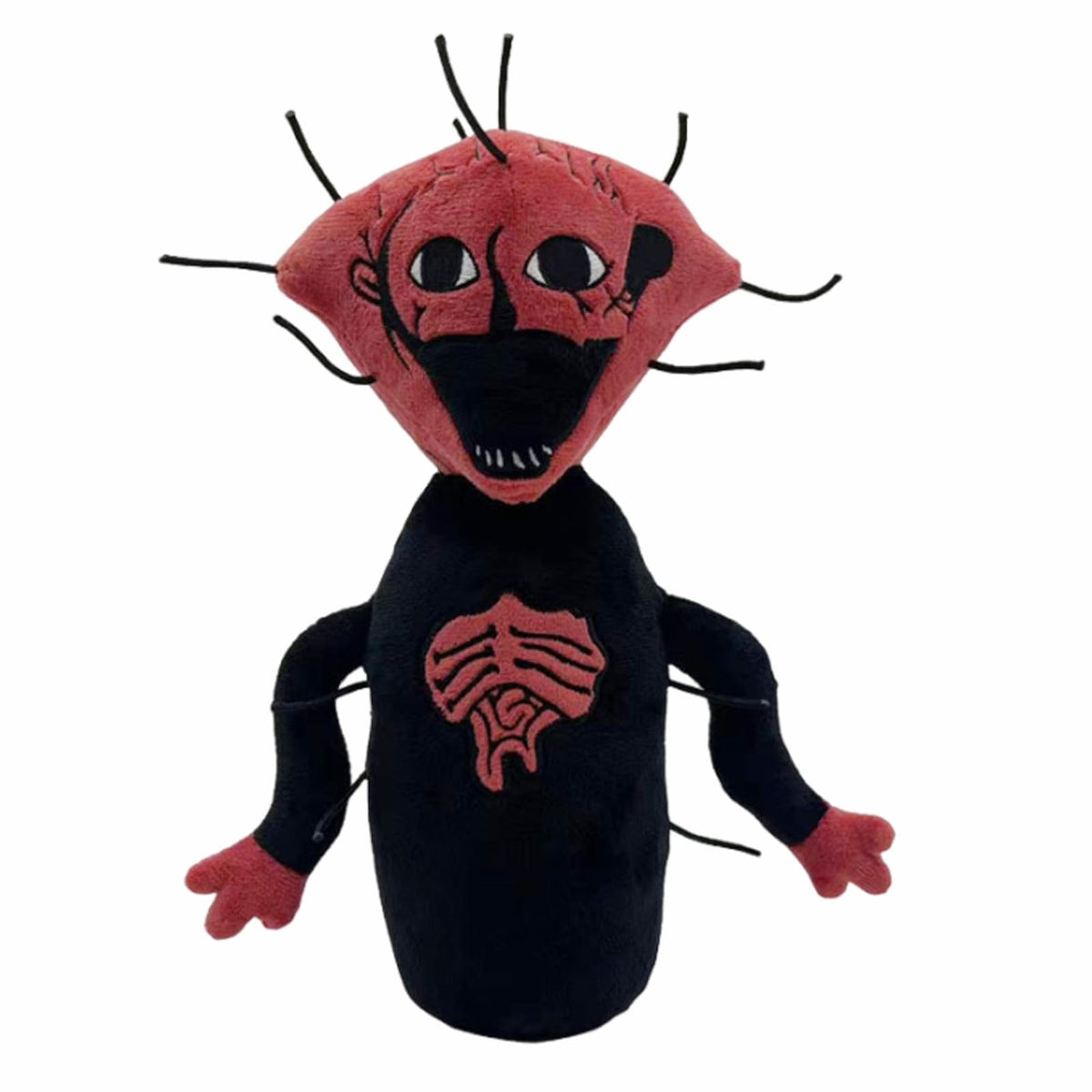 GRGJ The Boiled One plush front view, soft and huggable companion.