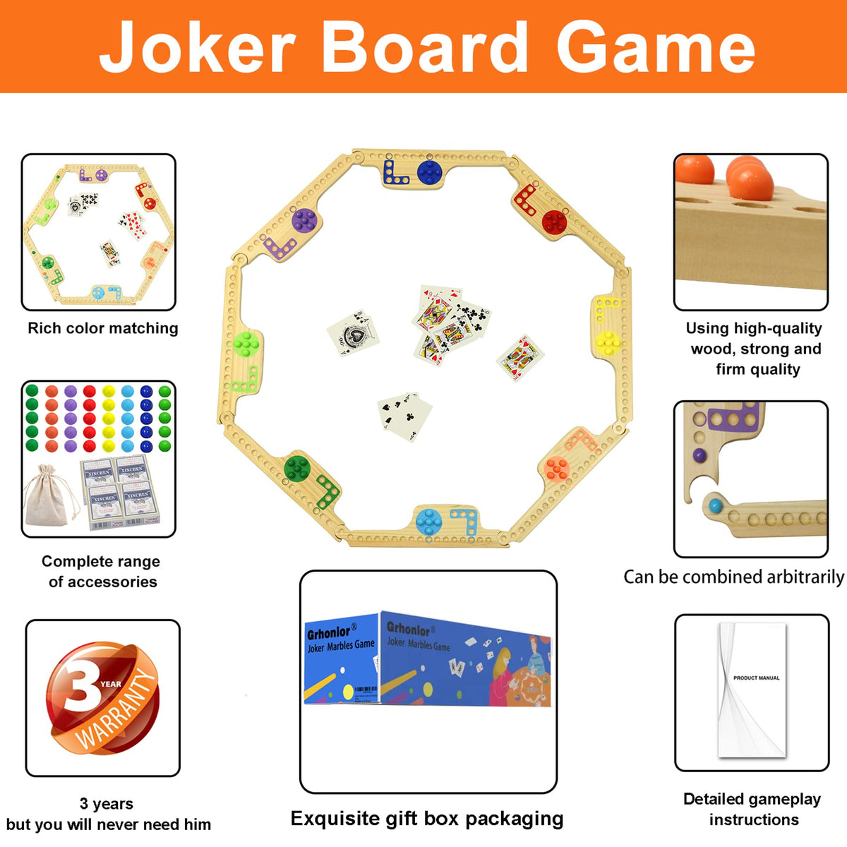 Grhonior eight boards stacked for easy storage and travel