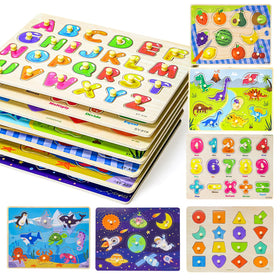 GRINNIE dinosaur puzzle for toddlers boosts fine motor skills and focus.