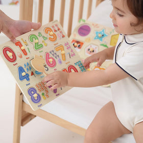 GRINNNIE 9-Pack Insect puzzle supports pattern recognition with colorful imagery.