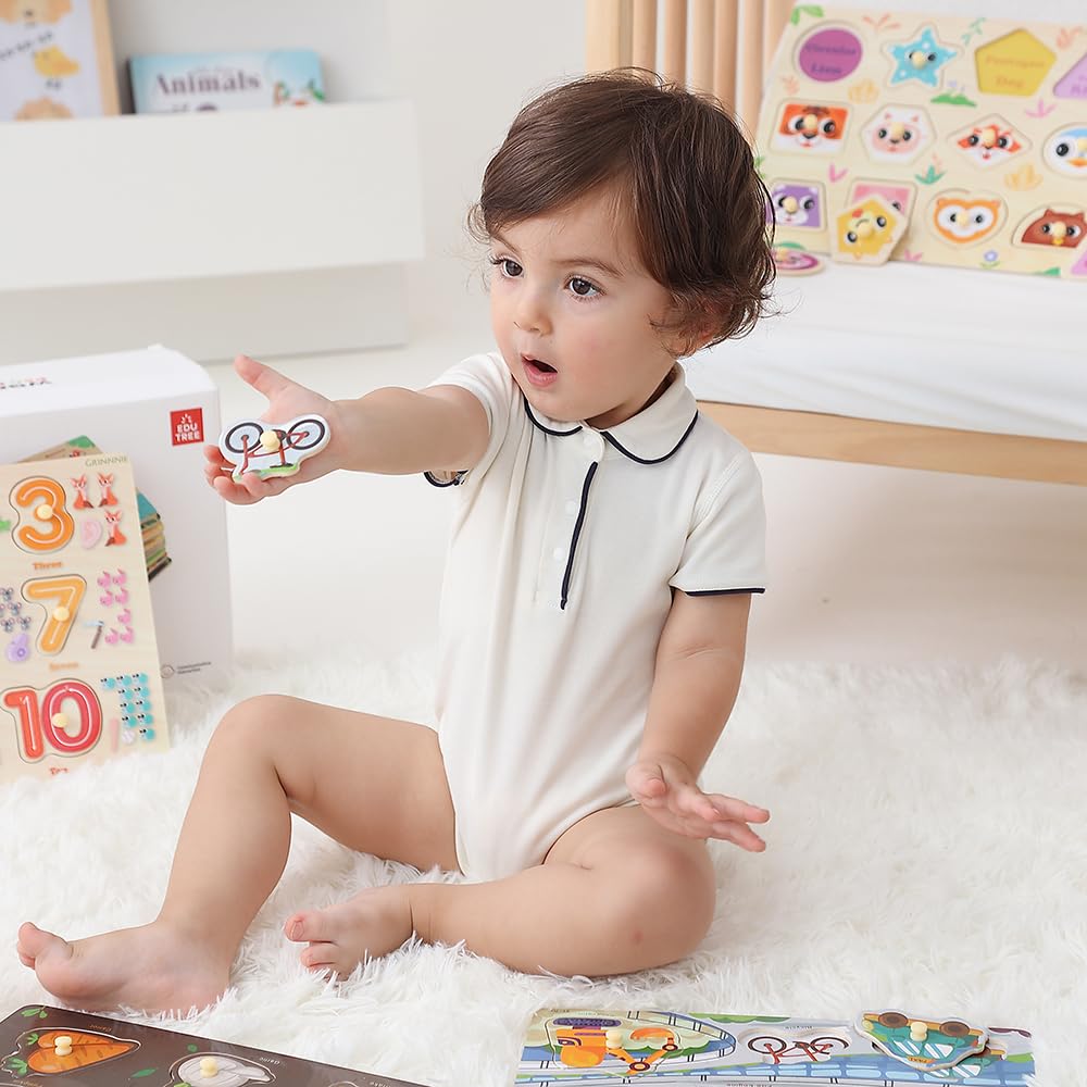 GRINNNIE 9-Pack Sea Creature puzzle inspires ocean exploration and curiosity.