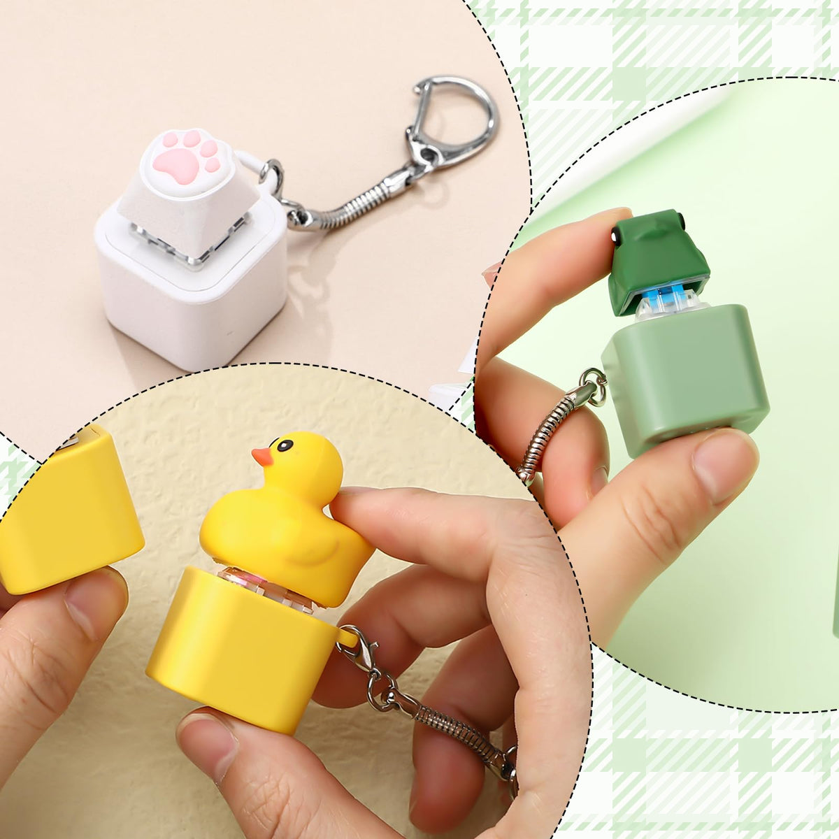 Grinsvalley green ABS design offers durable grip for extended use