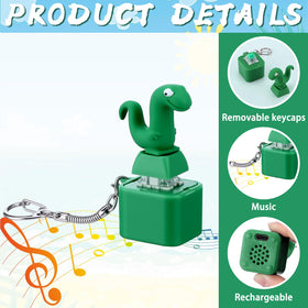 Grinsvalley lizard keychain compact design fits pockets