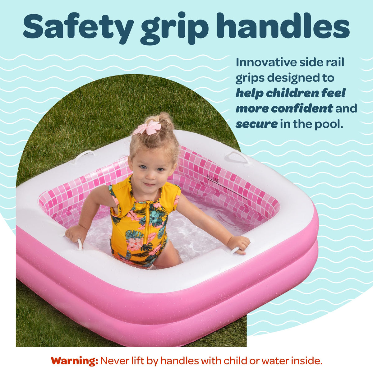 GRIP A POOL 3-in-1 safety grip handles for tiny hands