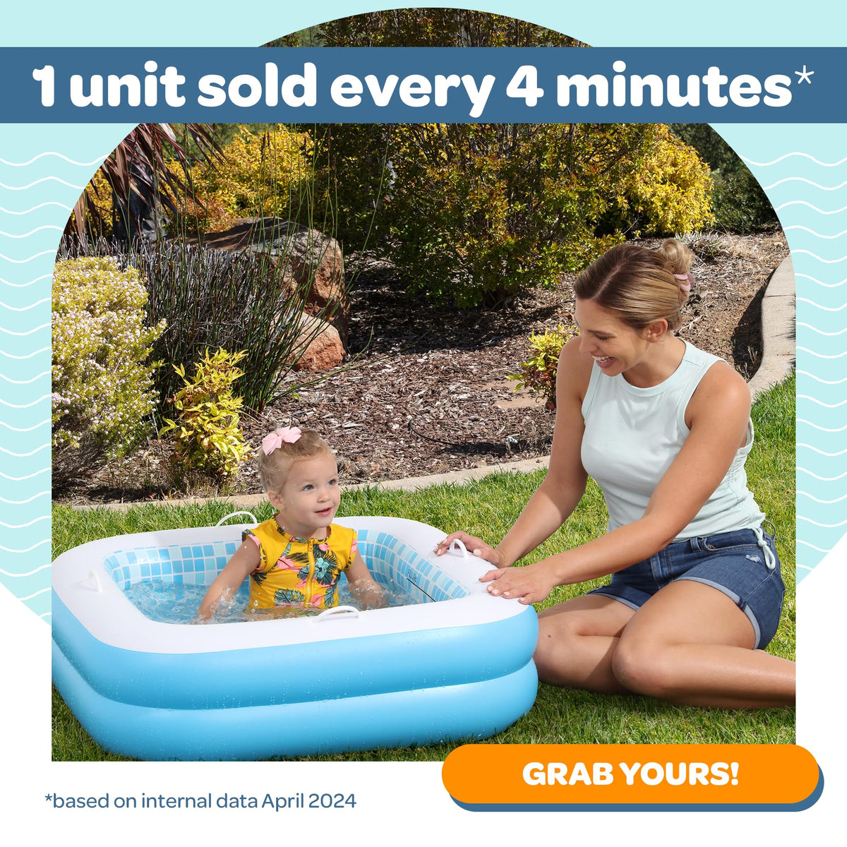 GRIP A POOL gift-ready for new parents seeking versatile play solutions.