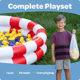GRIP A POOL numbered ducks for engaging memory matching games and number recognition.