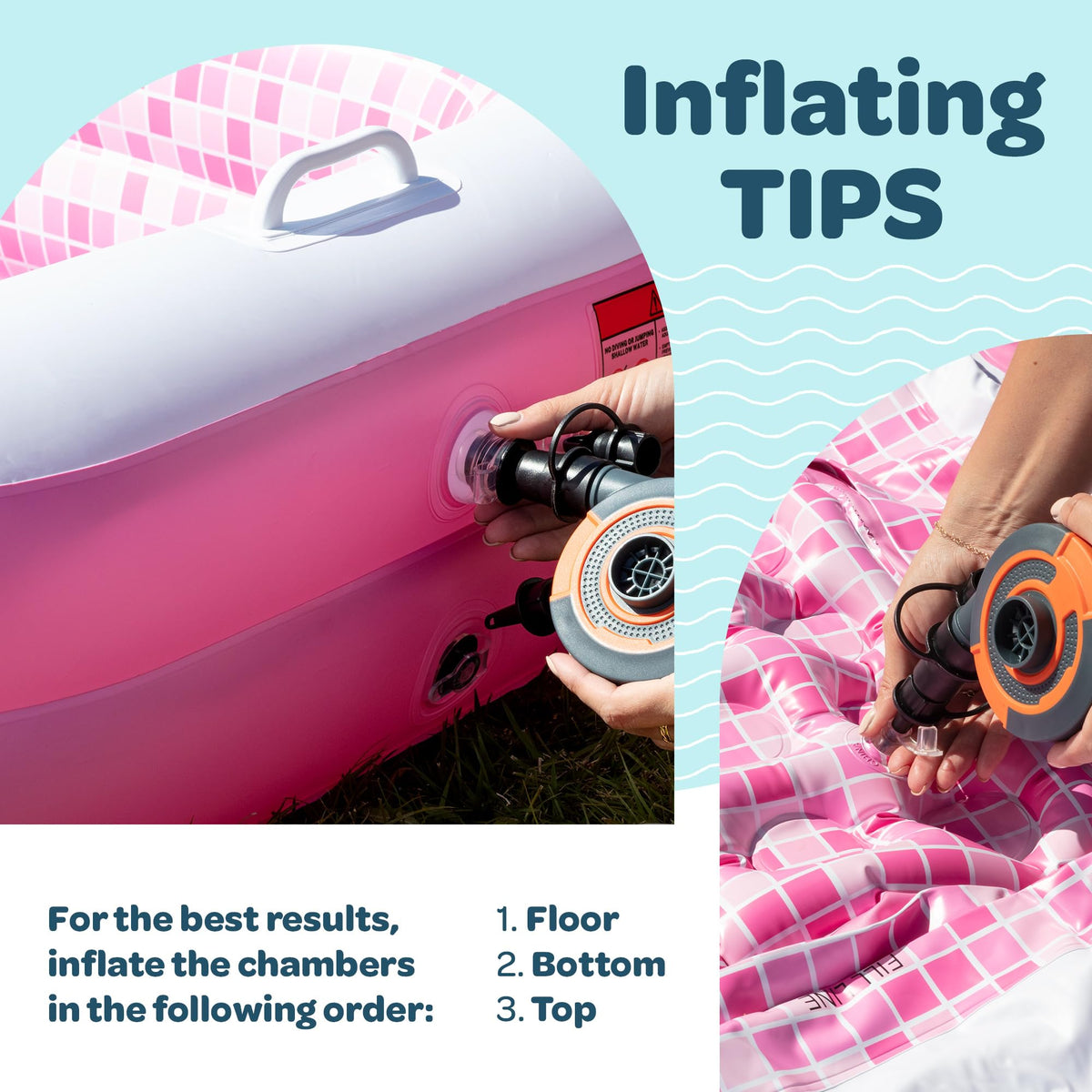 GRIP A POOL portable design makes trips and vacations easier