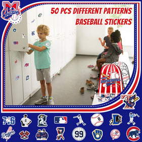 Grneric coordinated party setup creates a cohesive baseball themed event.