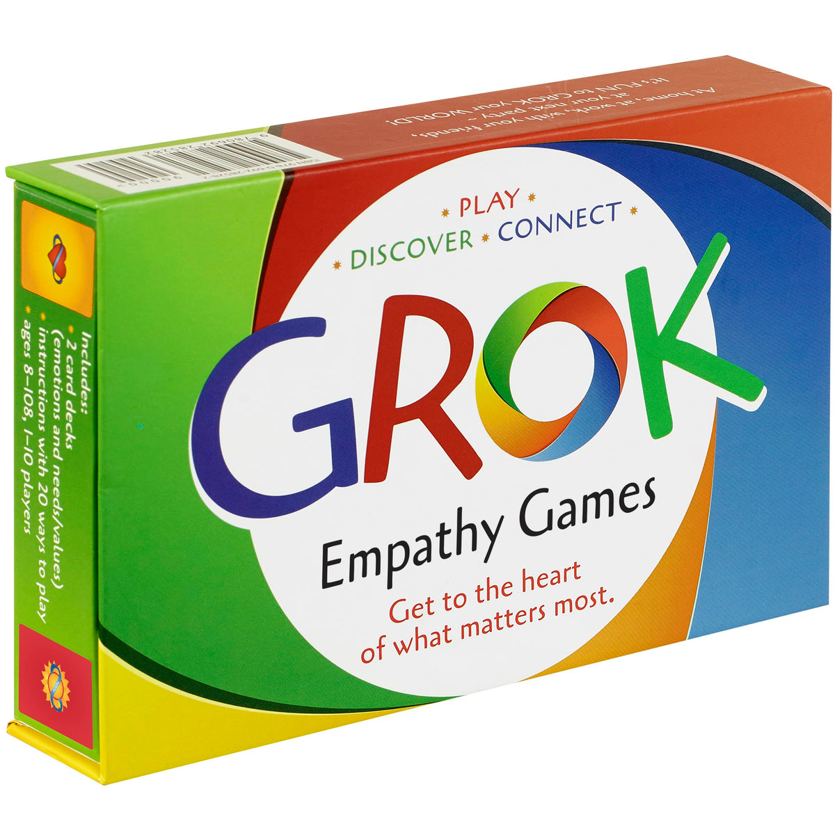 GROK Conversation Cards deck in hand supports meaningful dialogue and connection.