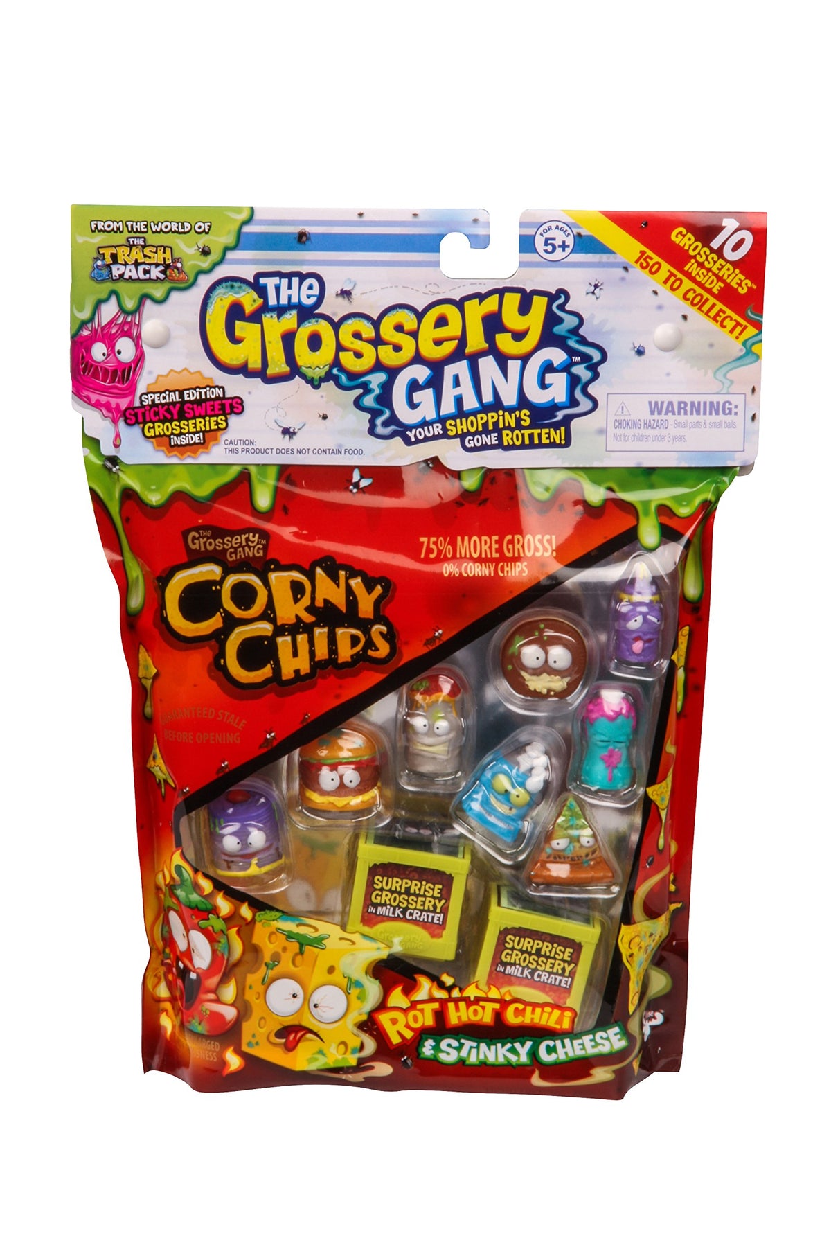 Grossery Gang Season 1 Large Pack with ten multicolor figures for creative play and collection.