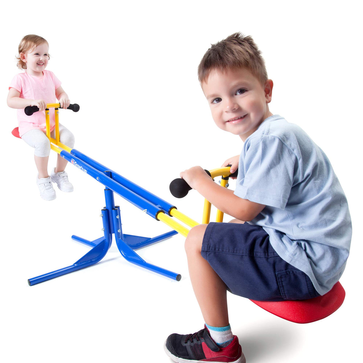 Grow'n Up Heracles Seesaw 360° swivel fosters cooperative outdoor play
