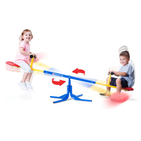 Grow'n Up Heracles Seesaw heavy-duty metal frame withstands outdoor use