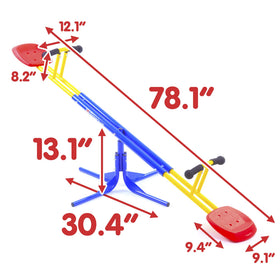 Grow'n Up Heracles Seesaw kids playing outdoors with shared fun