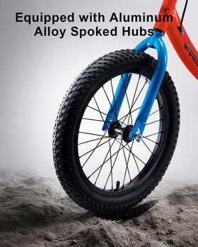 Growneer balance bike pump and mudguards kit, ready for adventures