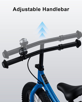 GROWNEER adjustable handlebars offer a comfortable grip for growing kids.
