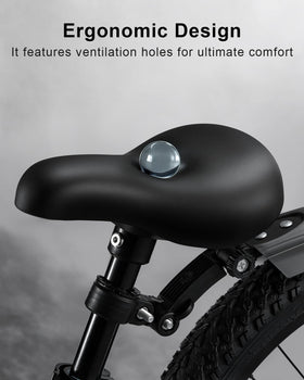 GROWNEER bike pump included ensures quick tire maintenance.