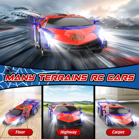 Growsland RC car crash-proof bumper closeup protects the body during crashes.