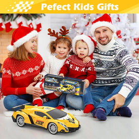 Growsland RC car kids playing indoors boosts imaginative racing sessions.