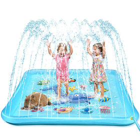 Growsland Splash Pad assembly for quick backyard setup