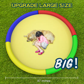 Growsland splash pad non-slip surface ensures stable footing during water play.