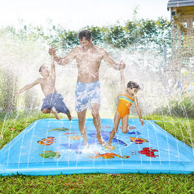 Growsland Splash Pad uses safe, durable PVC material