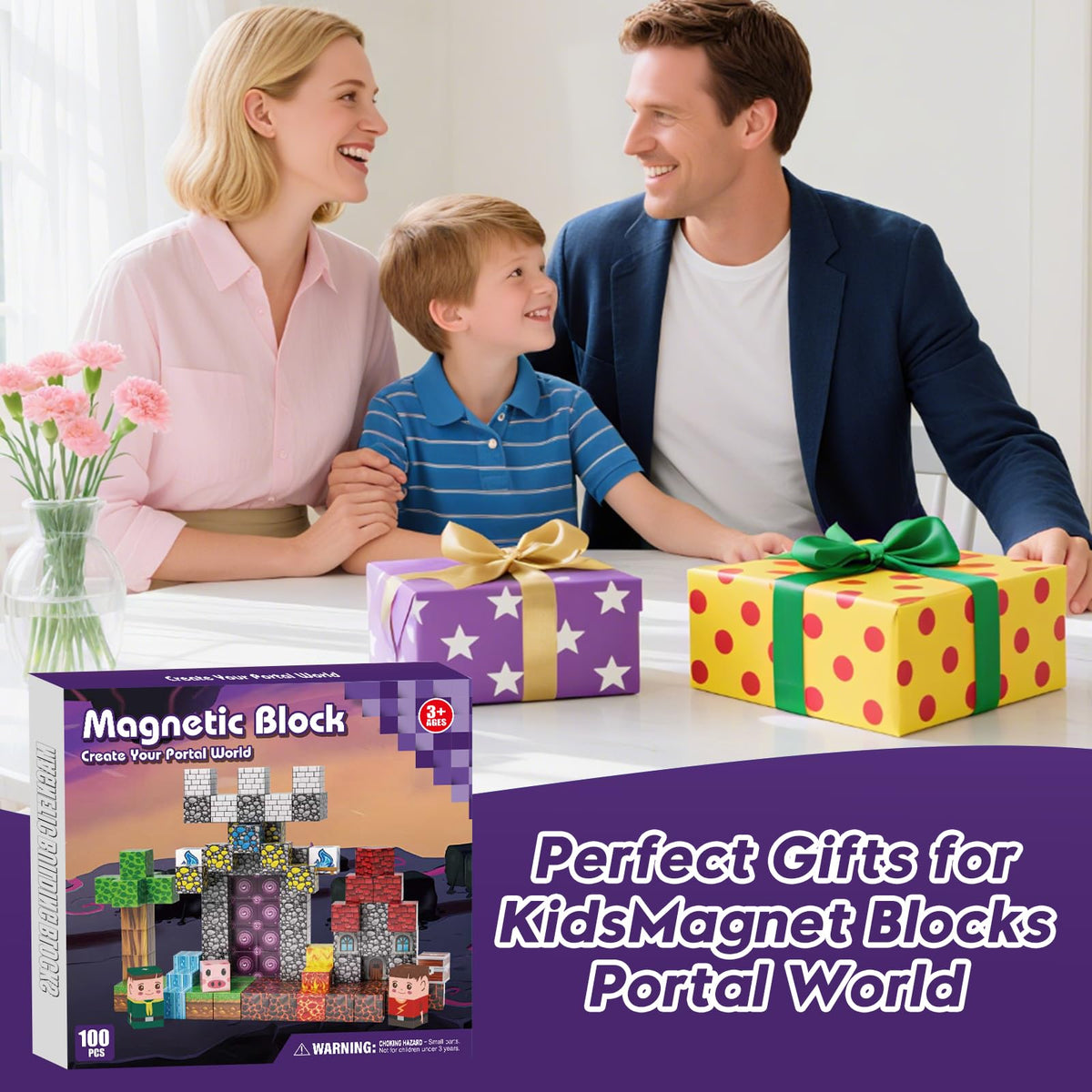 Gryxpox magnetic blocks make a great gift for kids 4–8.