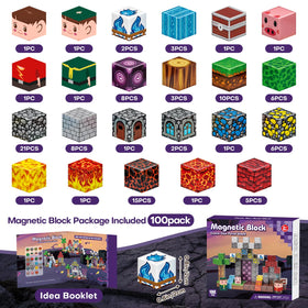 Gryxpox blocks with 8 magnets offer stronger, stable connections.
