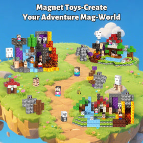Gryxpox magnetic blocks compatibility with major brands for expanded play.