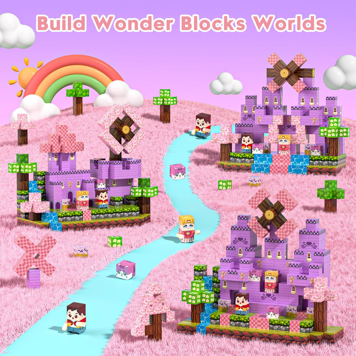 Gryxpox blocks demonstrate compatibility with major brands for expanding play sets.