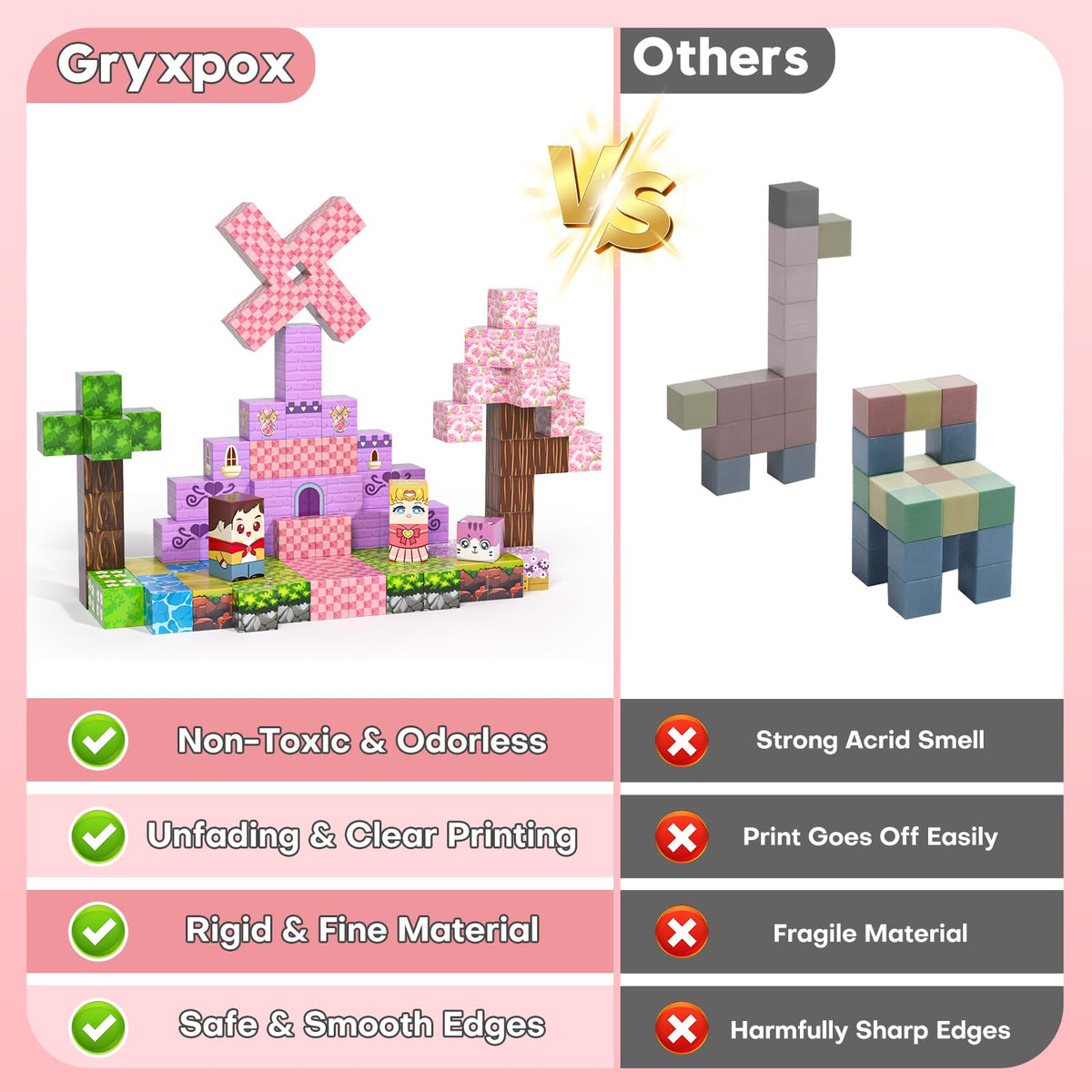 Gryxpox gift ideas: 100-piece set sparks creativity and learning for kids.