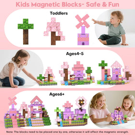 Gryxpox ultra-safe magnets keep complex builds stable and safe for toddlers.