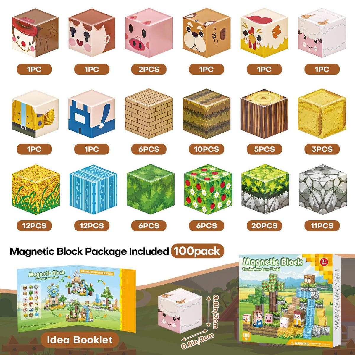 Gryxpox magnetic blocks come in vibrant colors for engaging tactile play