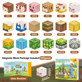 Gryxpox magnetic blocks come in vibrant colors for engaging tactile play