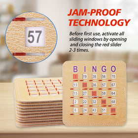 GSE Games & Sports Expert five-ply sturdy bingo cards built for frequent use