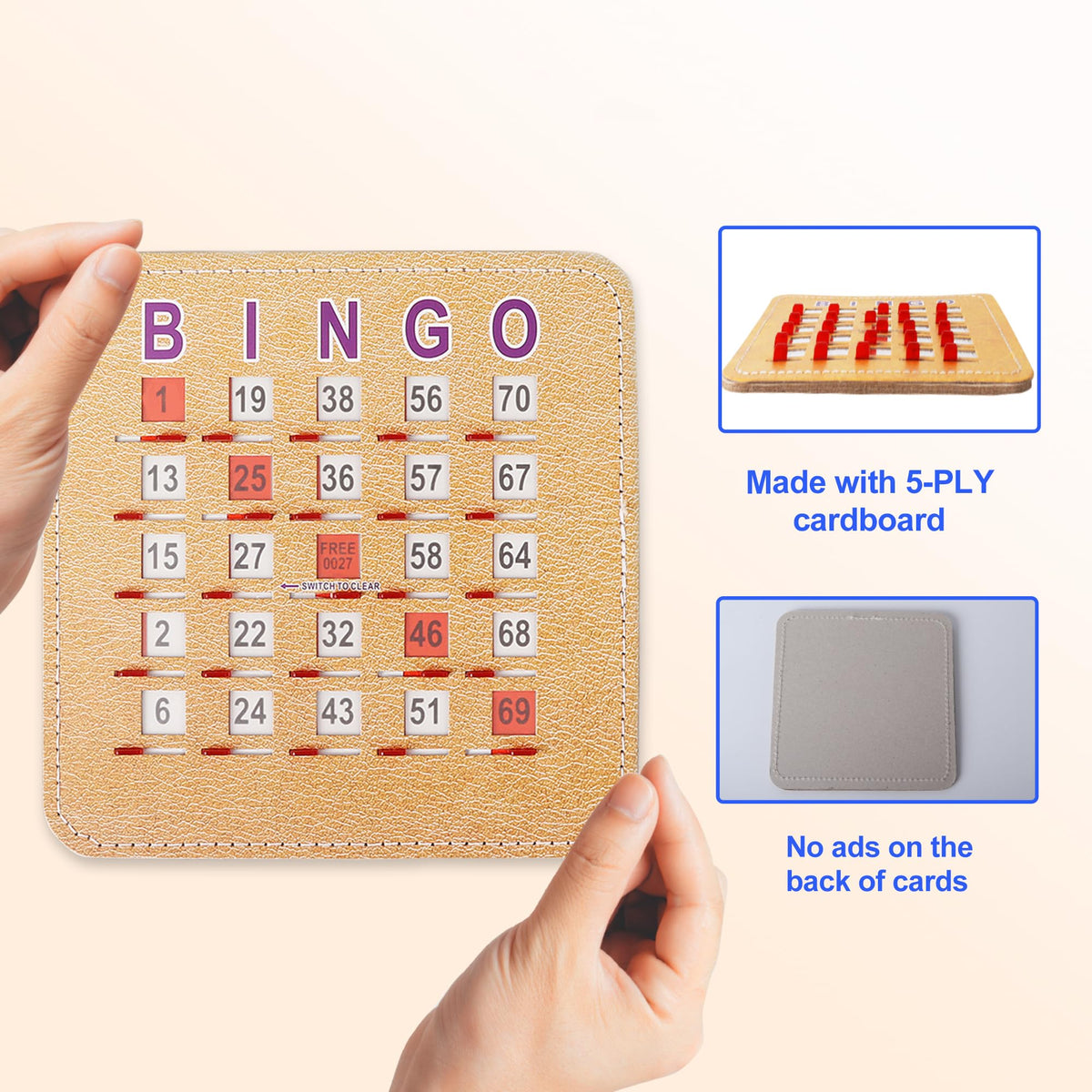 GSE Games & Sports Expert bold half-inch numbers for visibility