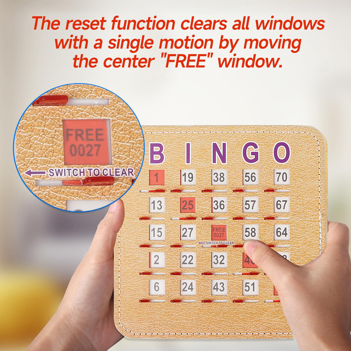 GSE Games & Sports Expert seven-inch bingo cards with readable numbers
